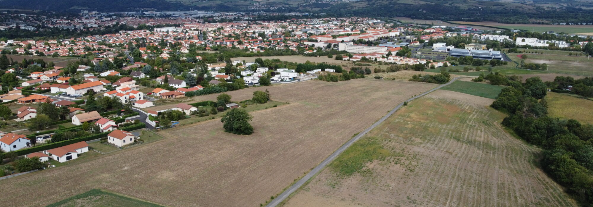 Vue aérienne de Fontchoma avant travaux