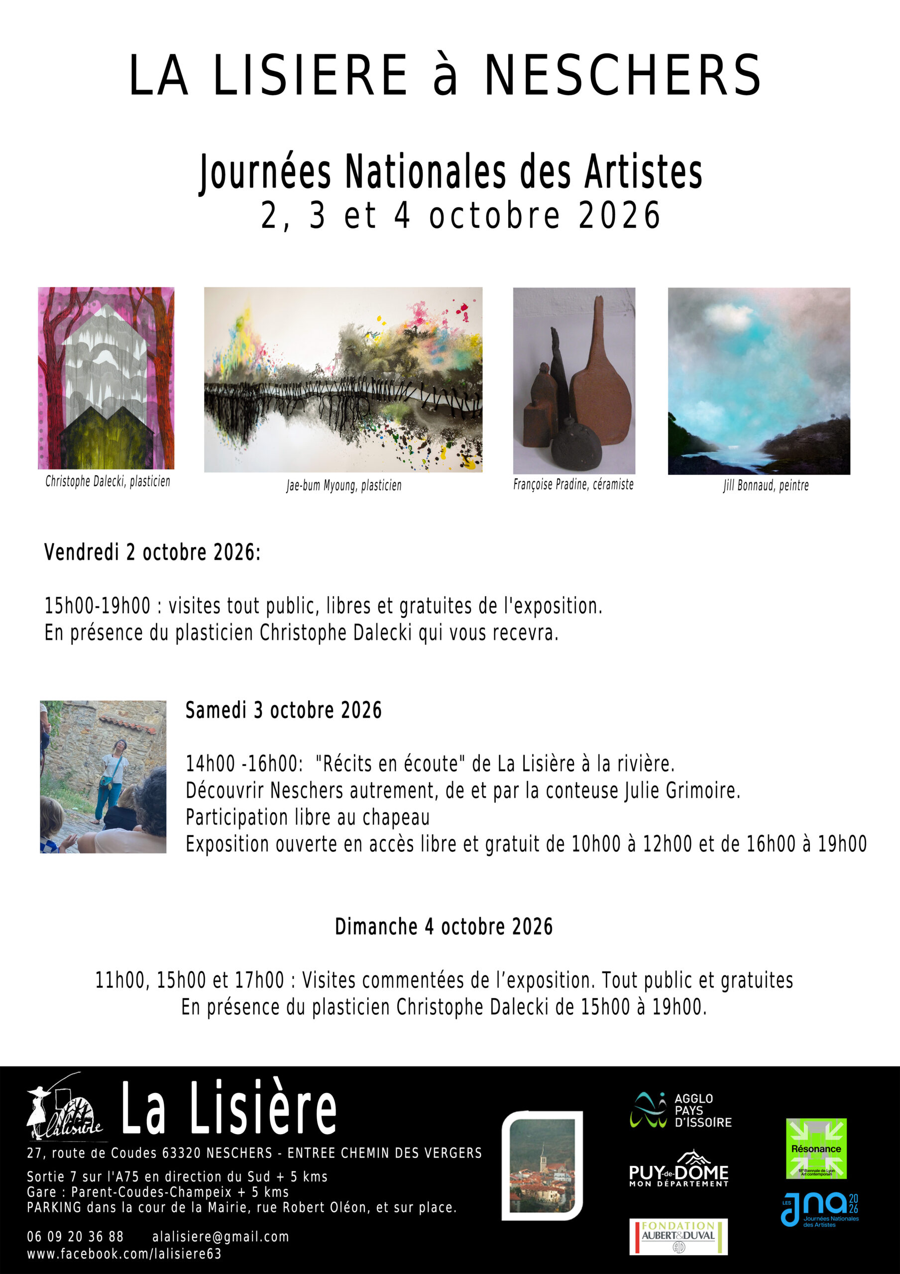 Exposition 4 Eléments, La Lisière à portée d'oreilles