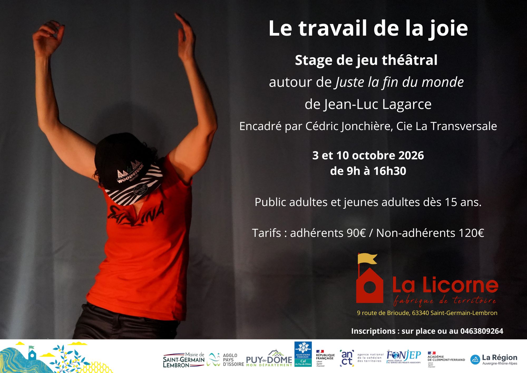 Stage de jeu théâtral