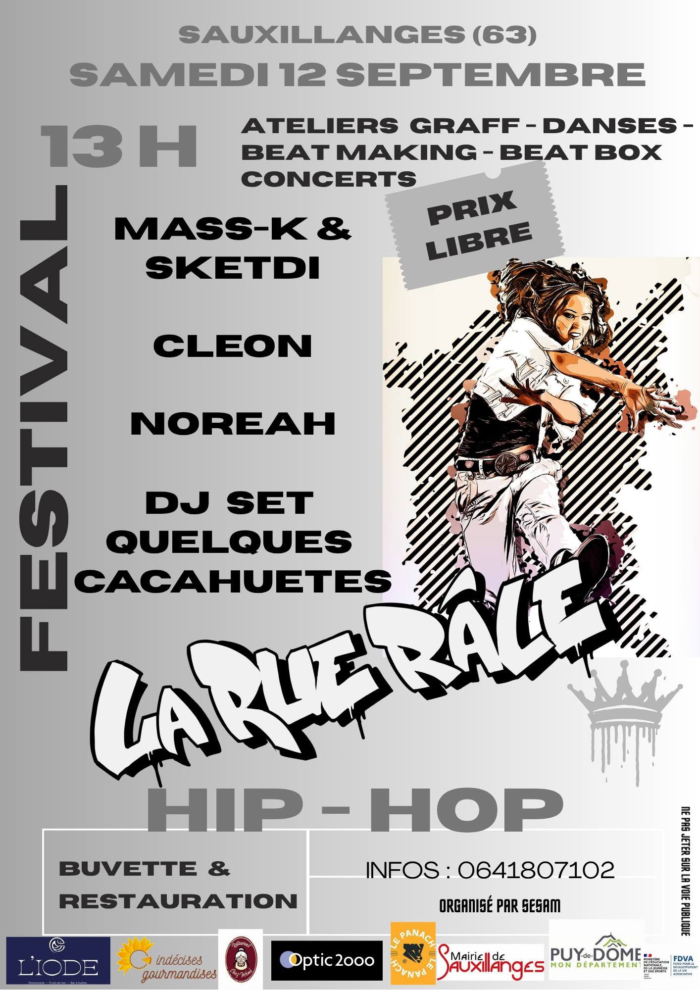 Festival La rue rale : journée Hip-Hop