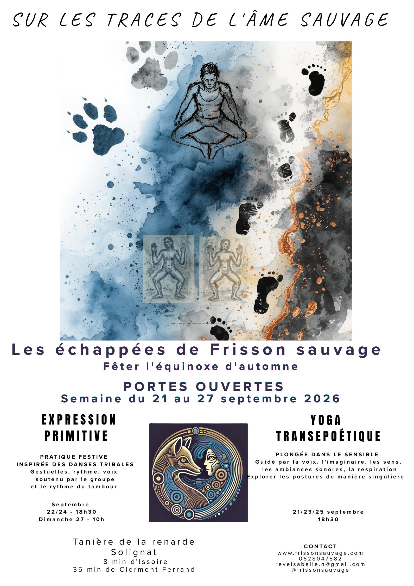 Portes ouvertes Les échappées de Frisson sauvage : Yoga Transepoétique…