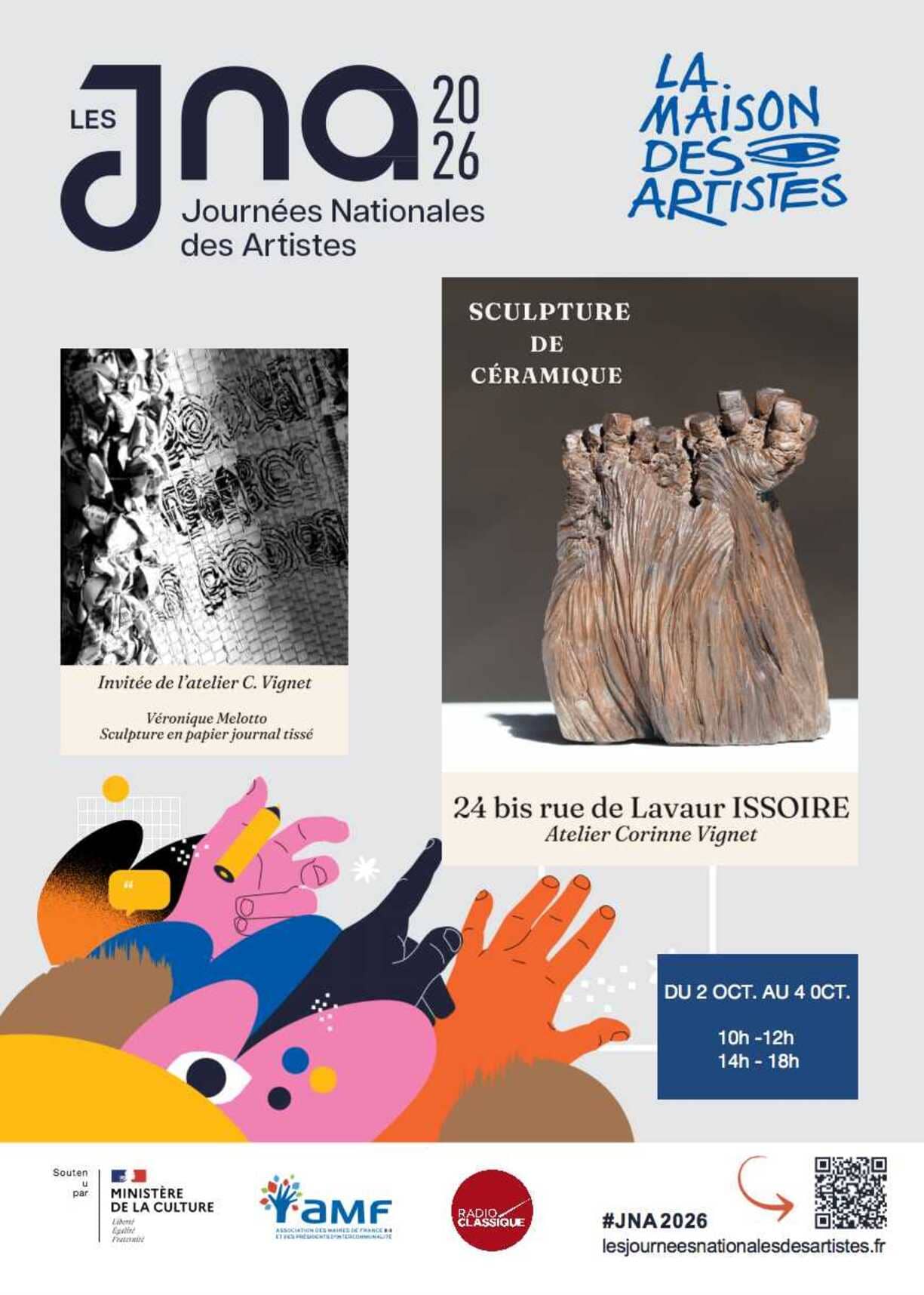 Journée Nationale des Artistes : Ouverture Atelier de sculpture Corinne VIGNET