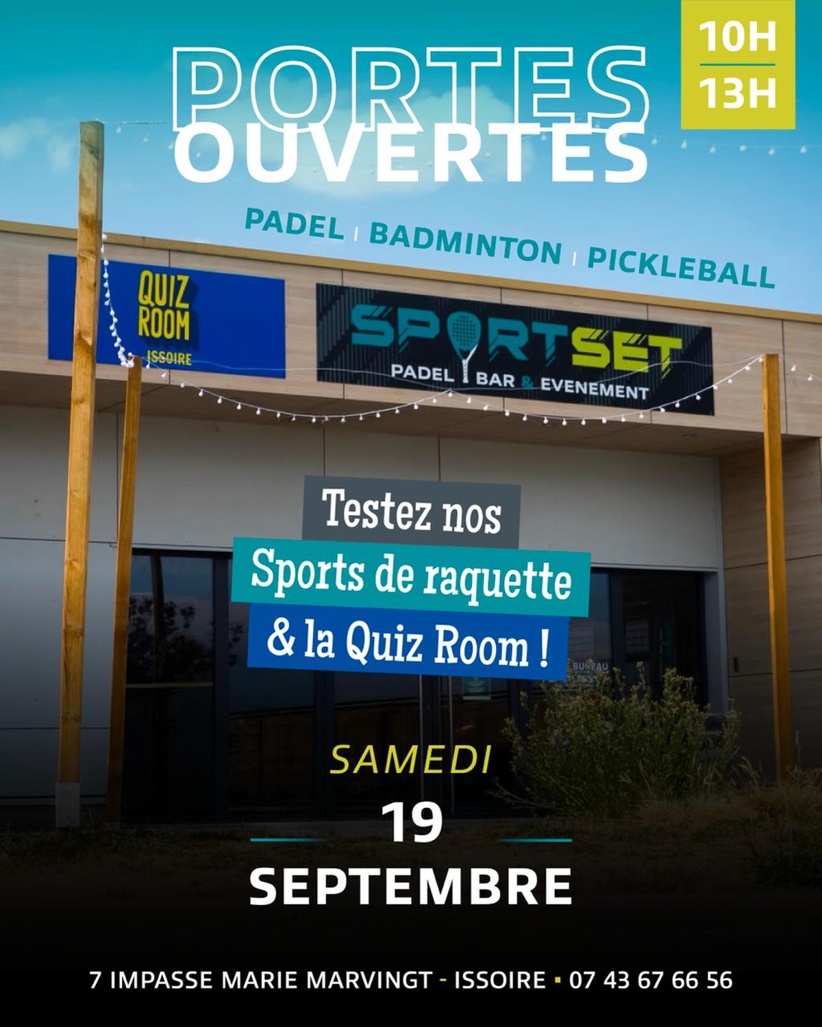 Journée portes ouvertes chez Sport Set