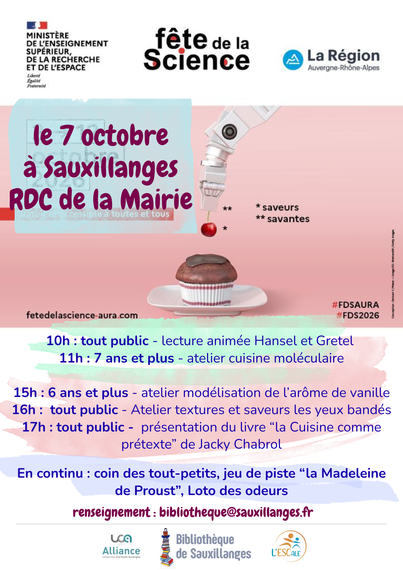 Fête de la Science "Saveurs Savantes"