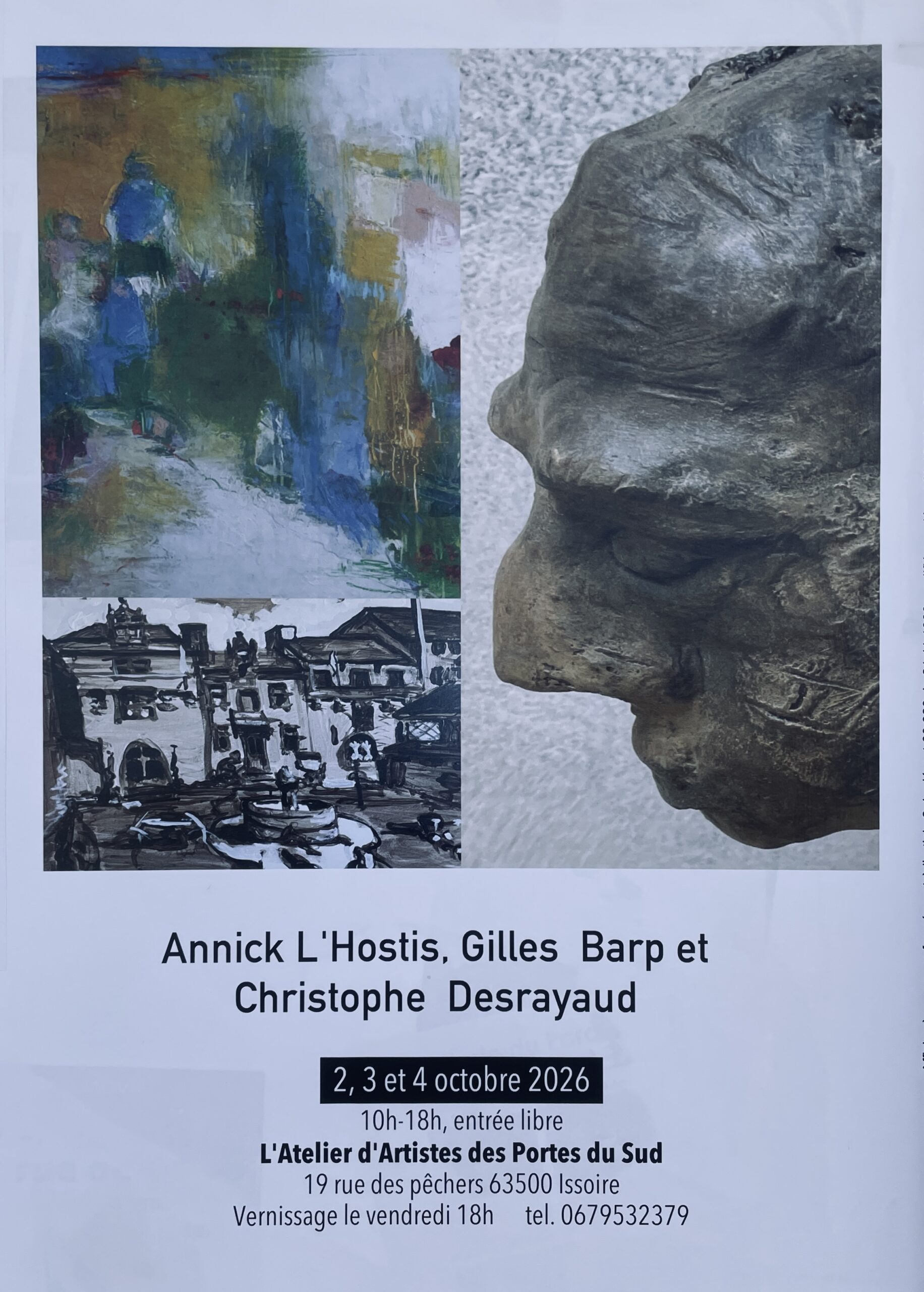 JNA (Journées Nationales des Artistes) : Exposition à l'Atelier des portes du sud