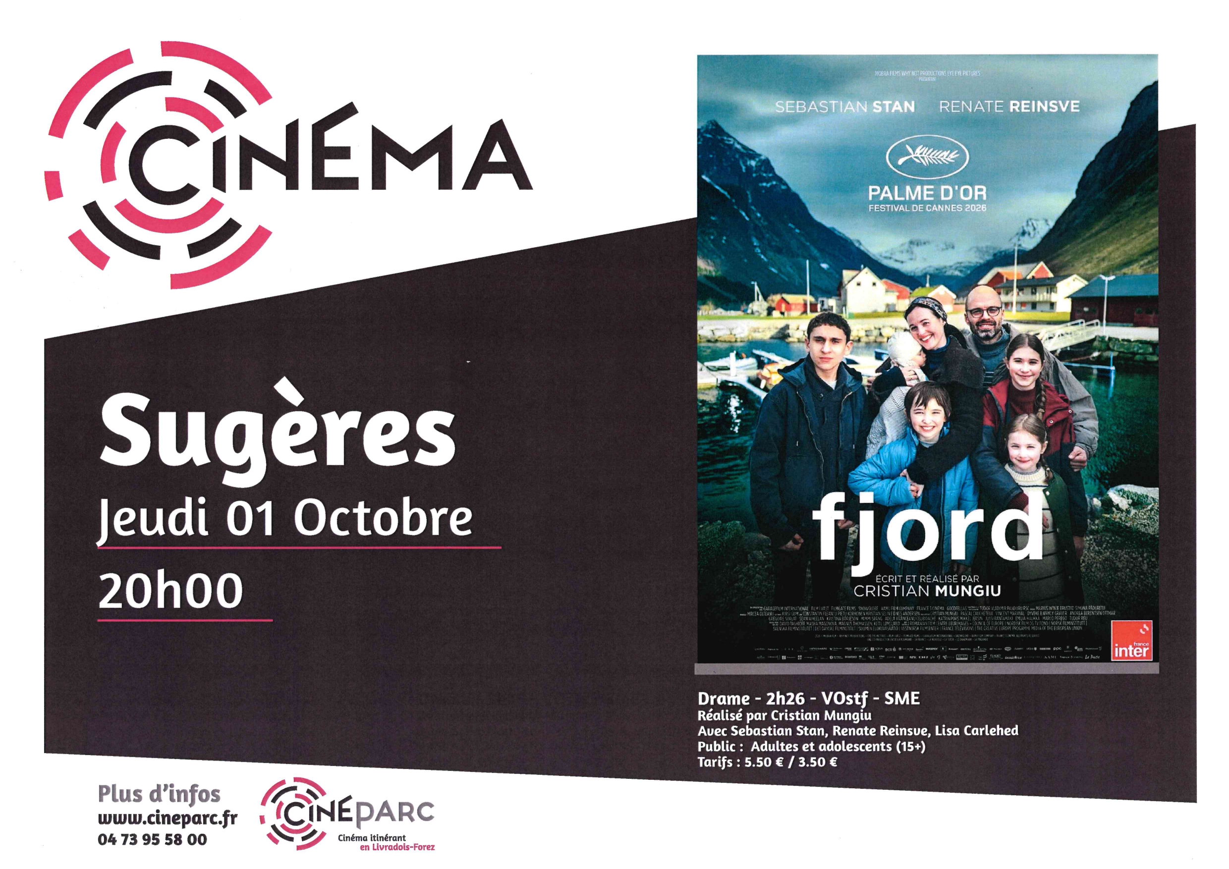 Séance de cinéma film "Fjord"