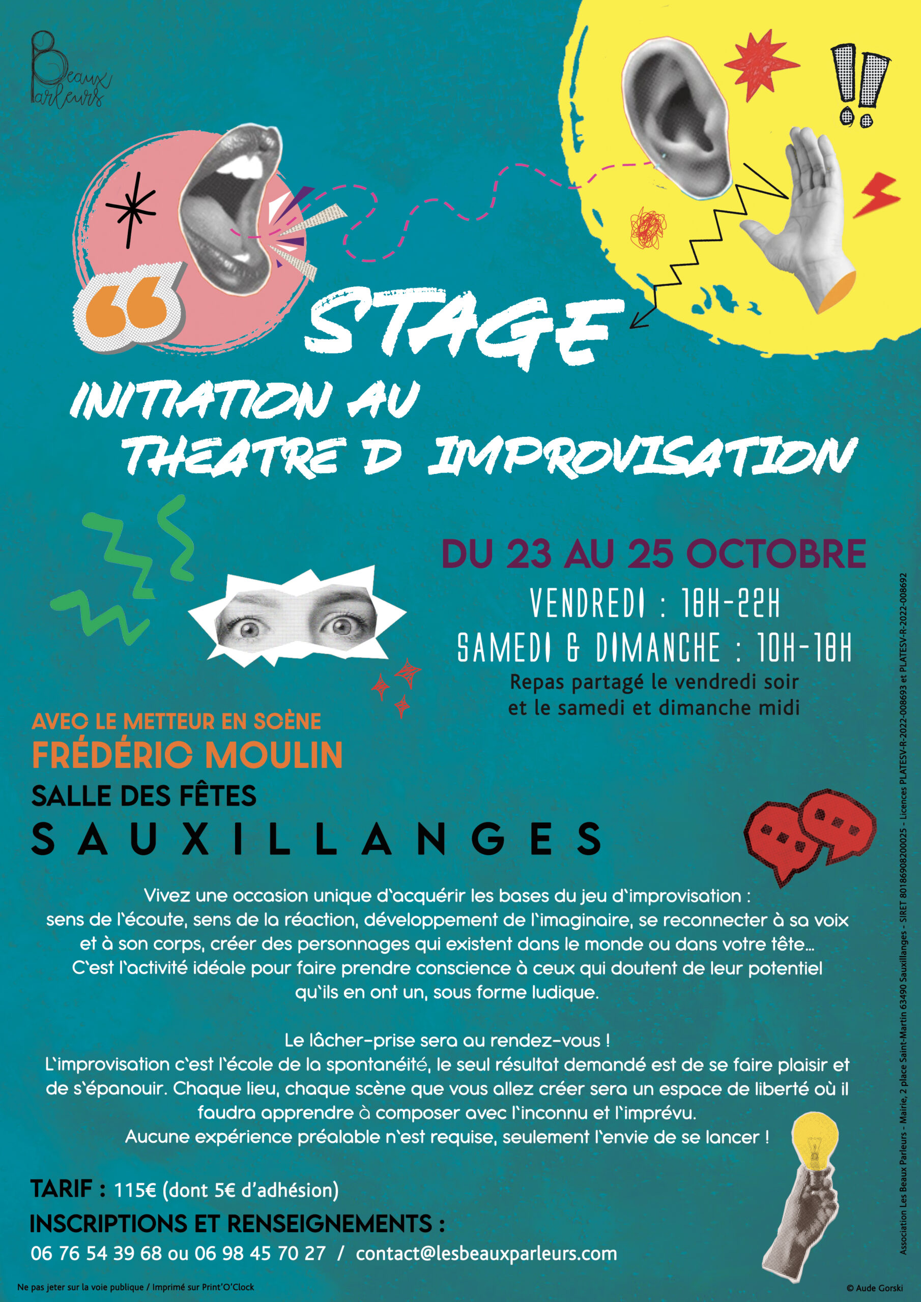 Stage d'initiation au théâtre d'improvisation