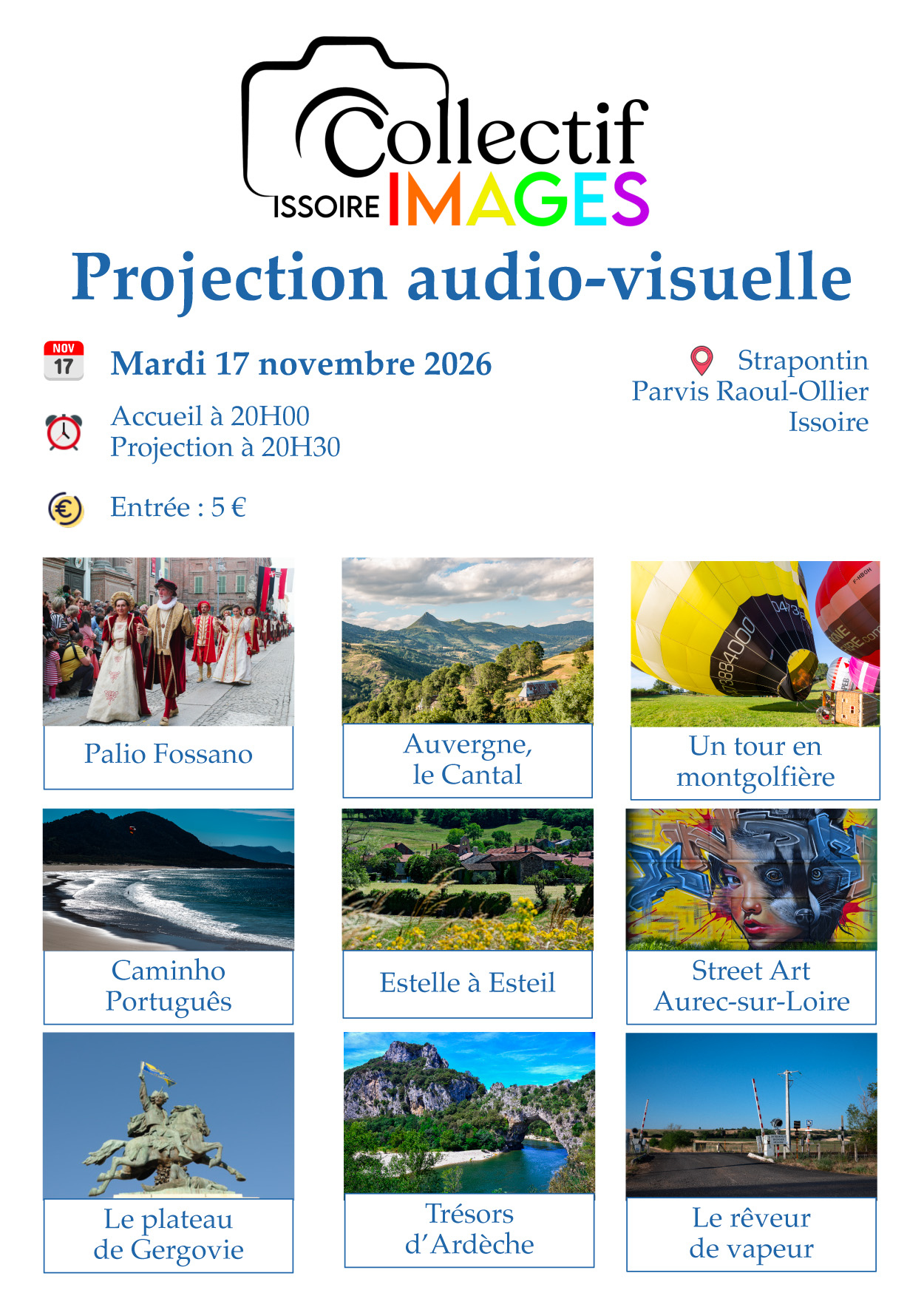 Projection audiovisuelle du Collectif-Images