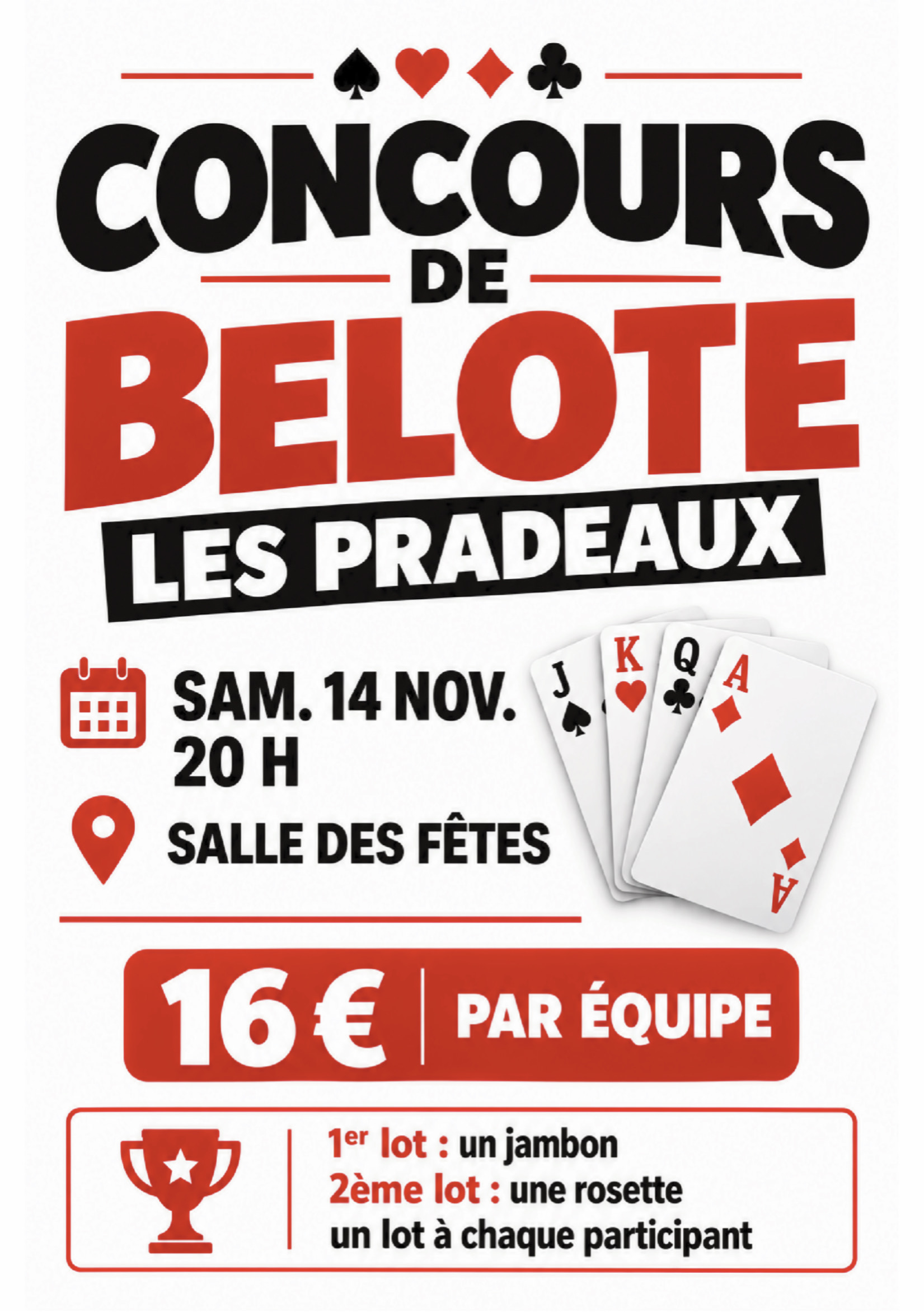 Concours de belote