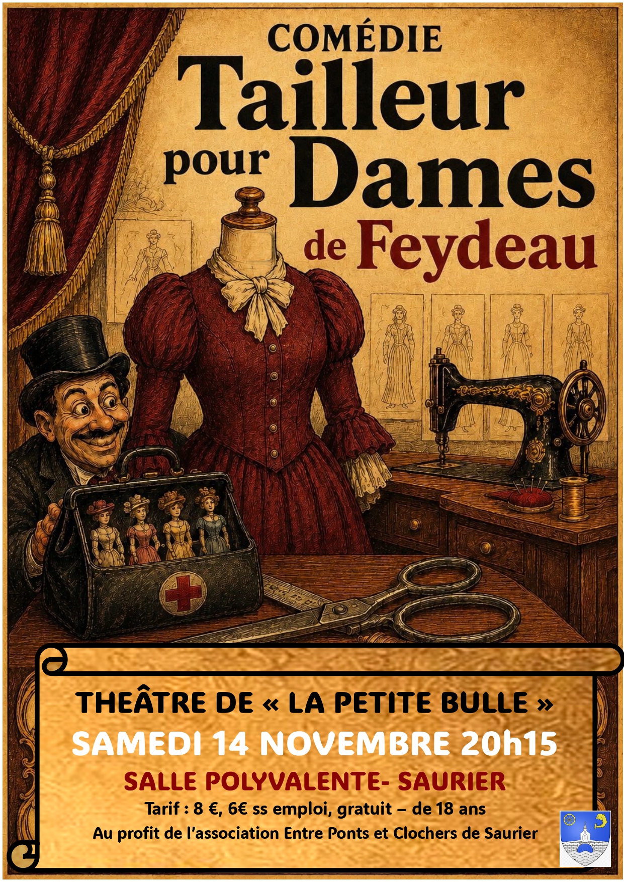 Comédie Tailleur pour dames, Feydeau