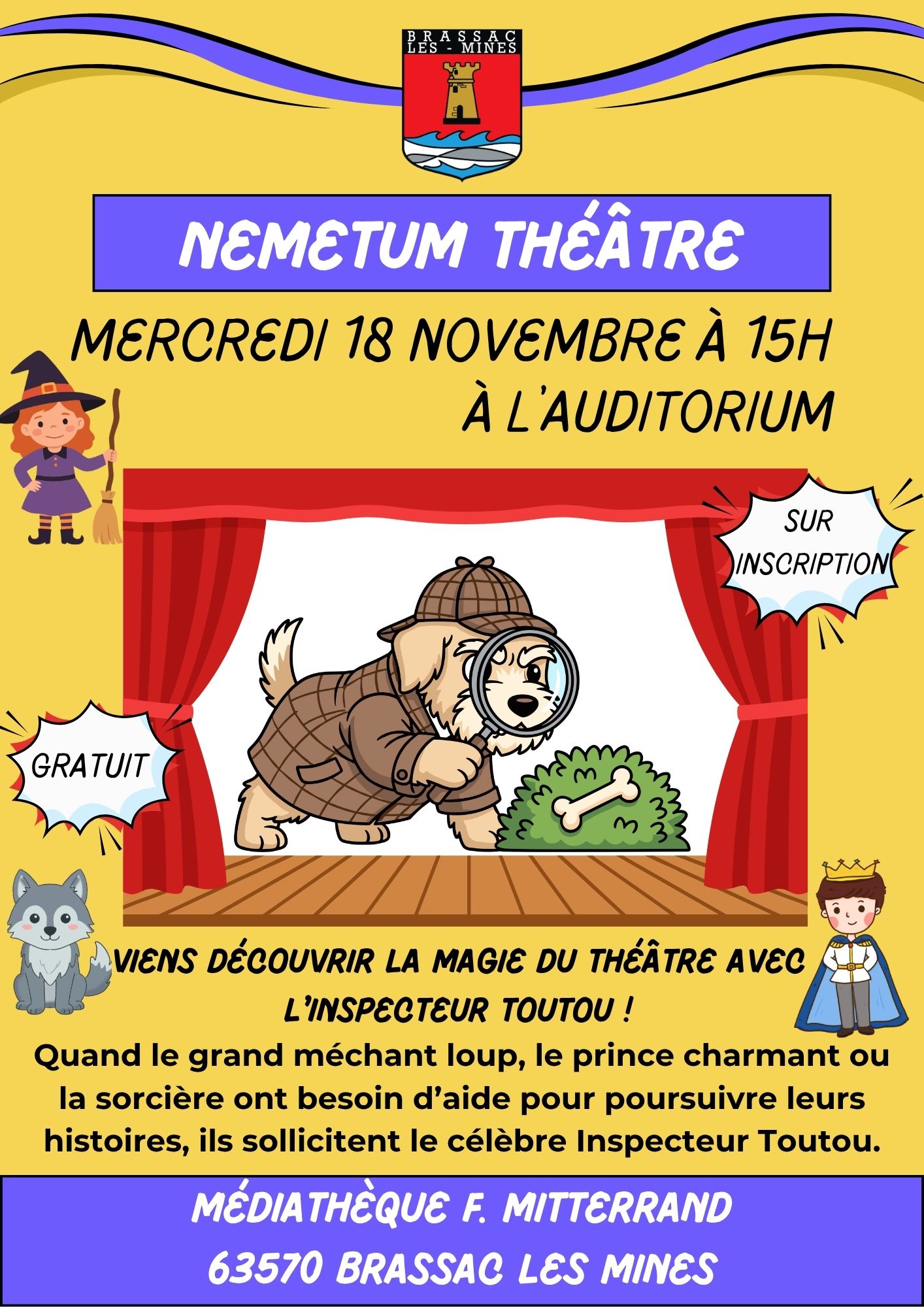 Spectacle "L'inspecteur Toutou"